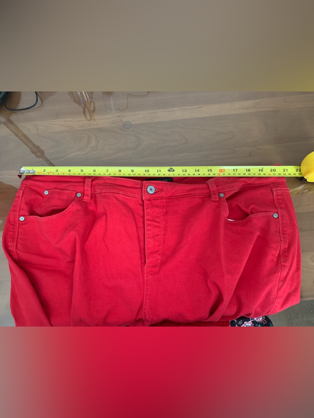 Talbots Skinny Jeans in Bright Red - Picture 6 of 7